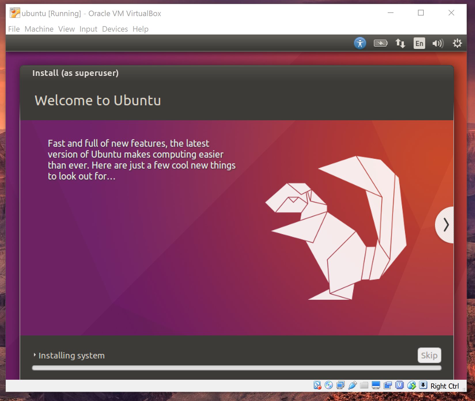 Installing Ubuntu