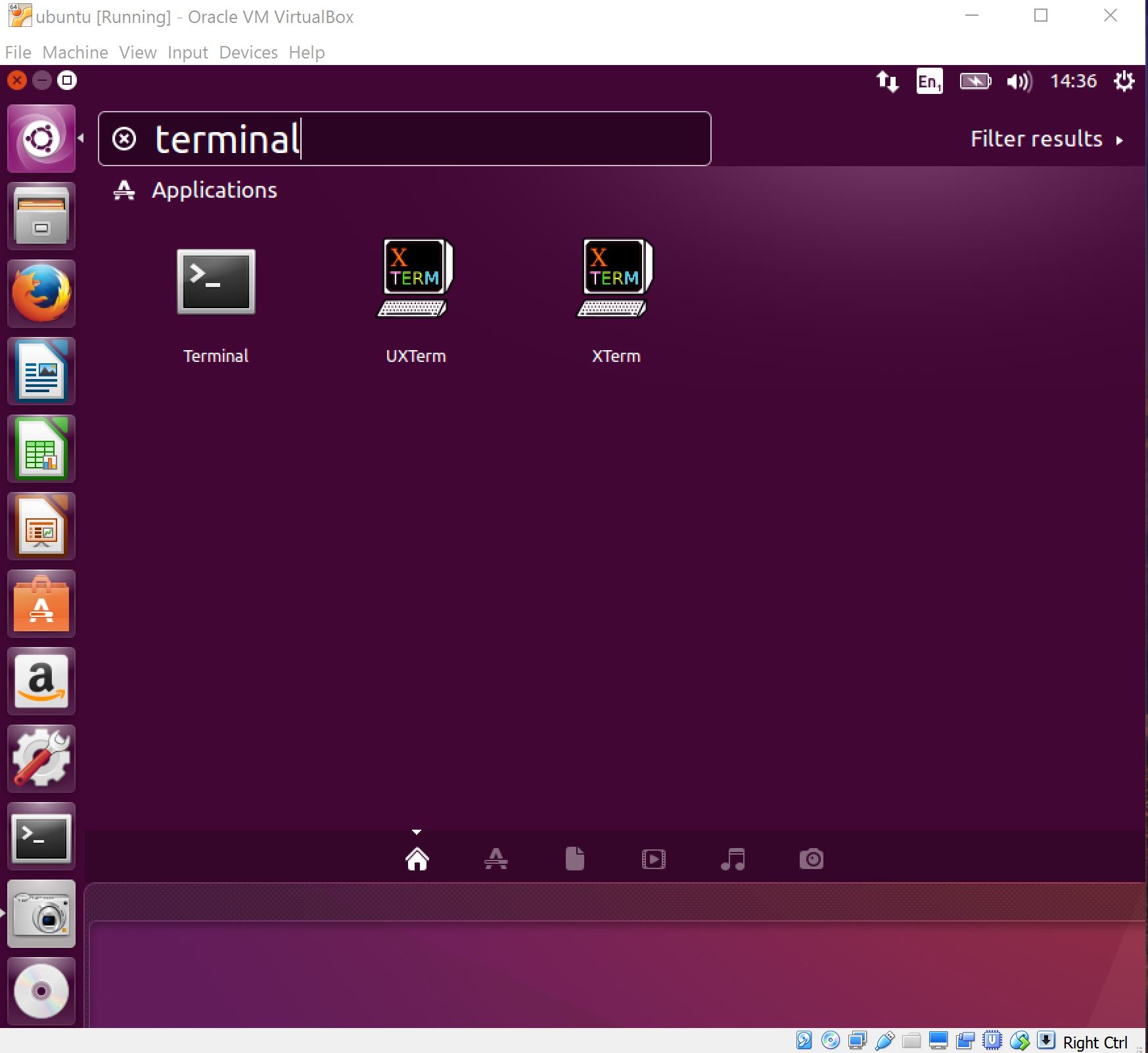 Terminal in Ubuntu